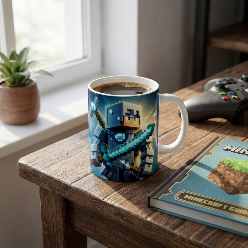 ماگ پادآفرین مدل ماینکرافت Minecraft کد p2371