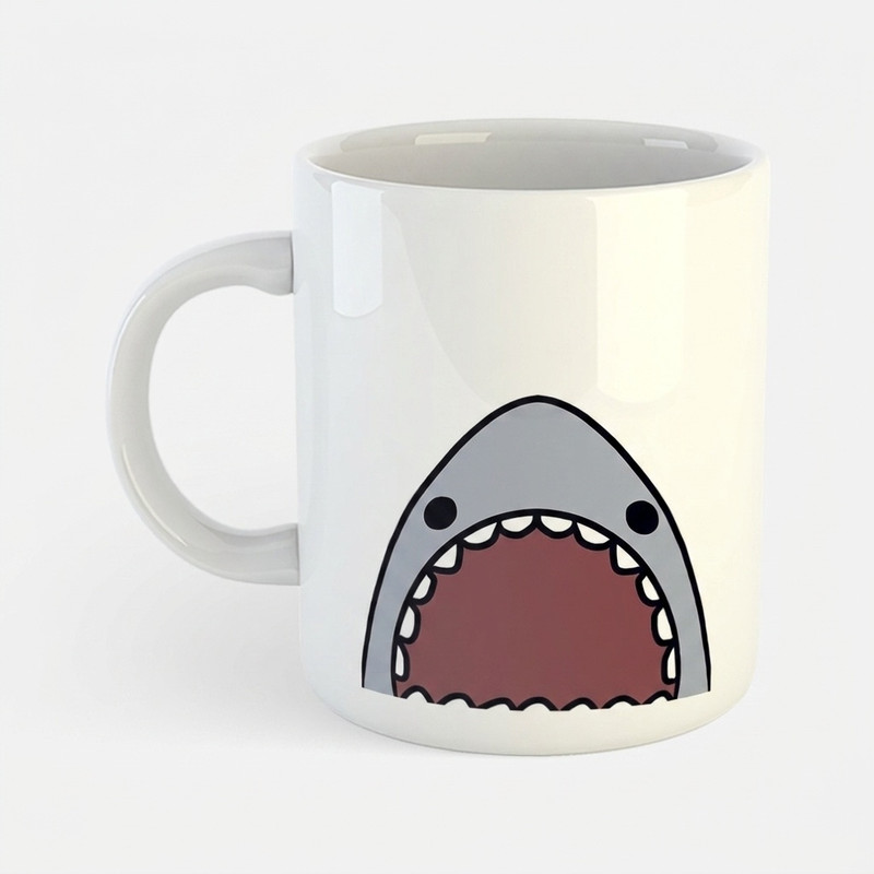 ماگ طرح فانتزی مدل کوسه SHARK