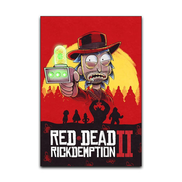 تابلو شاسی گوفی مدل ریک در بازی رد دد ردمشن انیمیشن ریک و مورتی طرح Rickdemption کد RED21