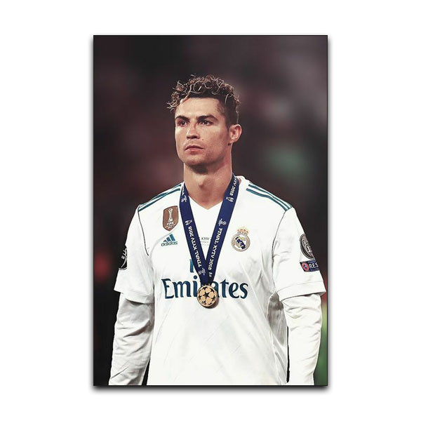 تابلو شاسی گوفی مدل فوتبالی طرح کریستین رونالدو کد CR7 SAD53