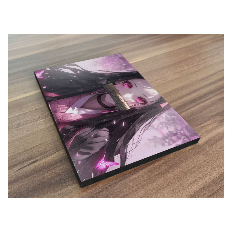 تابلو شاسی گوفی مدل نزوکو دیمن اسلیر طرح انیمه شیطان کش Demon Slayer Nezuko کد PINK96