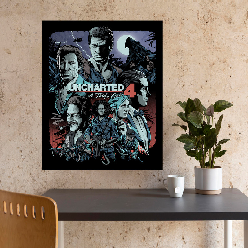 تابلو شاسی مدل گیمینگ آنچارتد 4  uncharted کد 1270