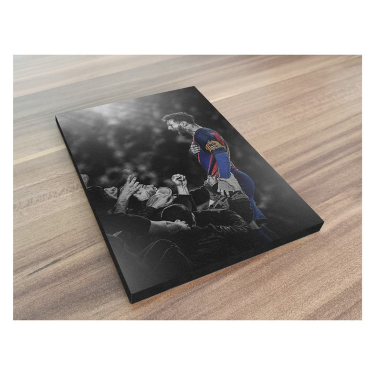 تابلو شاسی گوفی مدل لیونل مسی بازیکن فوتبال تیم بارسلونا Messi Barcelona Football کد BW51