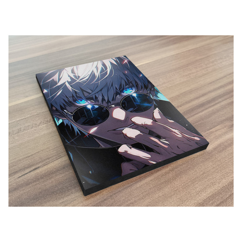 تابلو شاسی گوفی انیمه جوجوتسو کایزن مدل گوجو ساتورو Gojo Satoru Jujutsu Kaisen Anime کد GLAS45