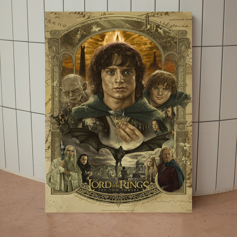 تابلو شاسی مدل پوستر ارباب حلقه ها The lord of the rings کد 1202