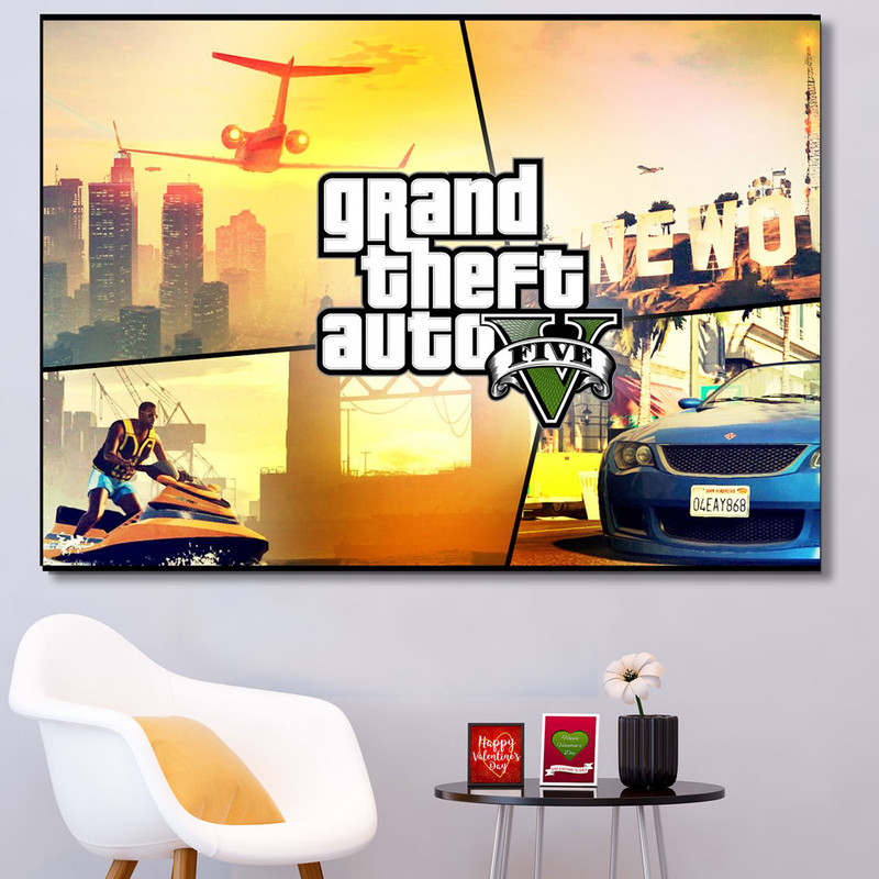 تابلو شاسی گالری استاربوی مدل بازی GTA V کد Game 16