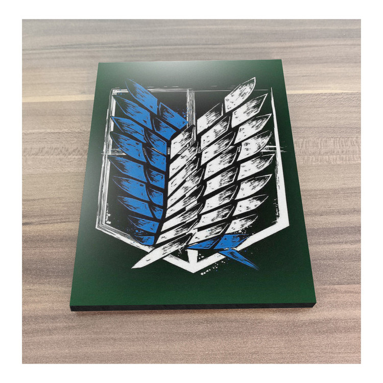 تابلو شاسی گوفی مدل بال های آزادی انیمه اتک آن تایتان طرح AOT Attack on Titan Anime کد SCOUTS63