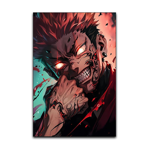 تابلو شاسی گوفی مدل انیمه جوجوتسو کایزن سوکونا Sukuna Jujutsu Kaisen Anime کد DEMON66