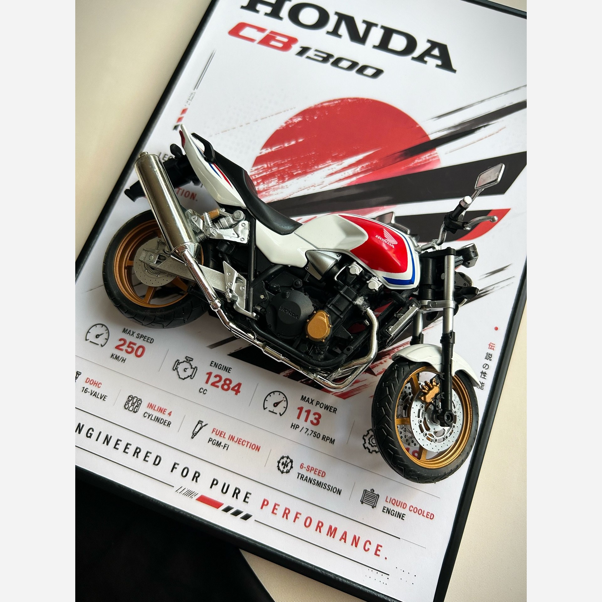 تابلو دکوری موتور cb 1300