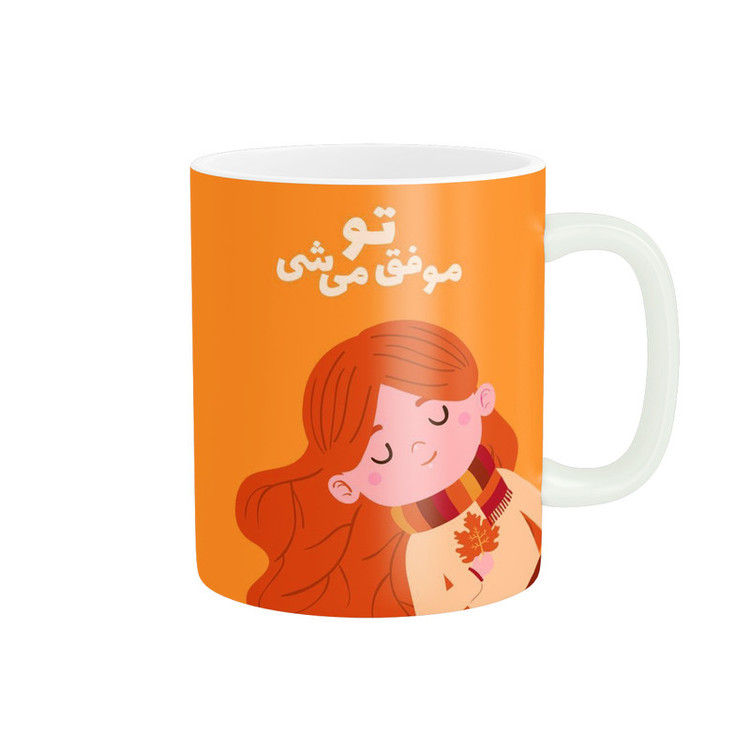 فاکس شاپ ماگ پاد آفرین طرح دخترک کد 3054