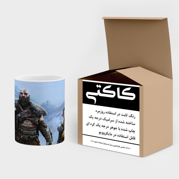 فاکس شاپ ماگ کاکتی طرح گاد آف وار God Of War مدل mgh40570