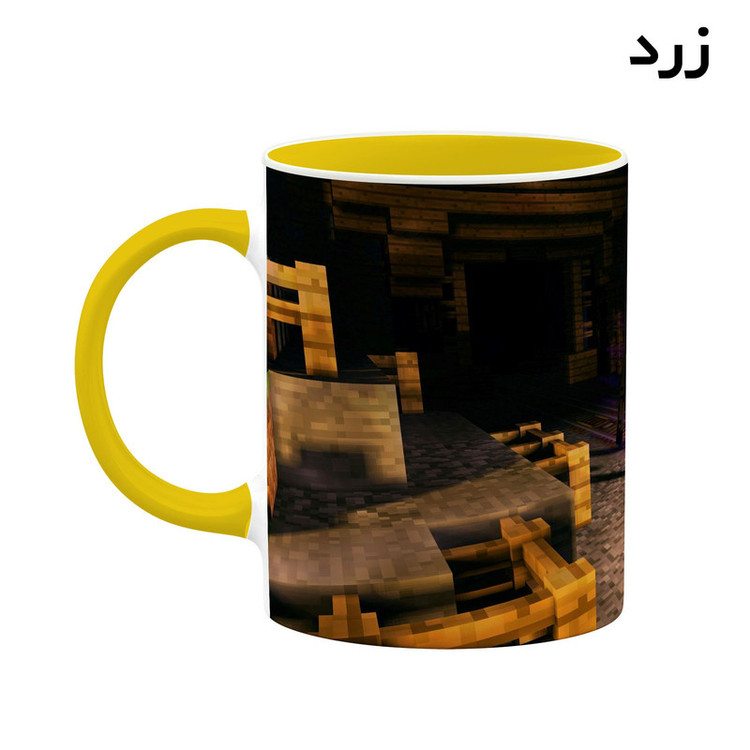 فاکس شاپ ماگ کاکتی طرح ماینکرافت minecraft مدل mgh41459