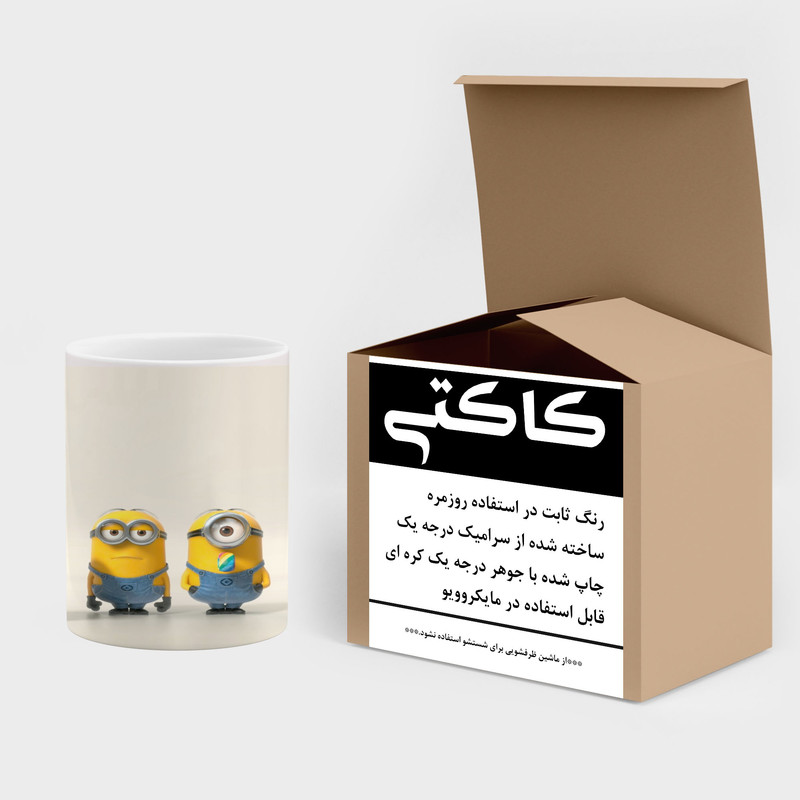 فاکس شاپ ماگ کاکتی طرح minion مینیون مدل mgh42931