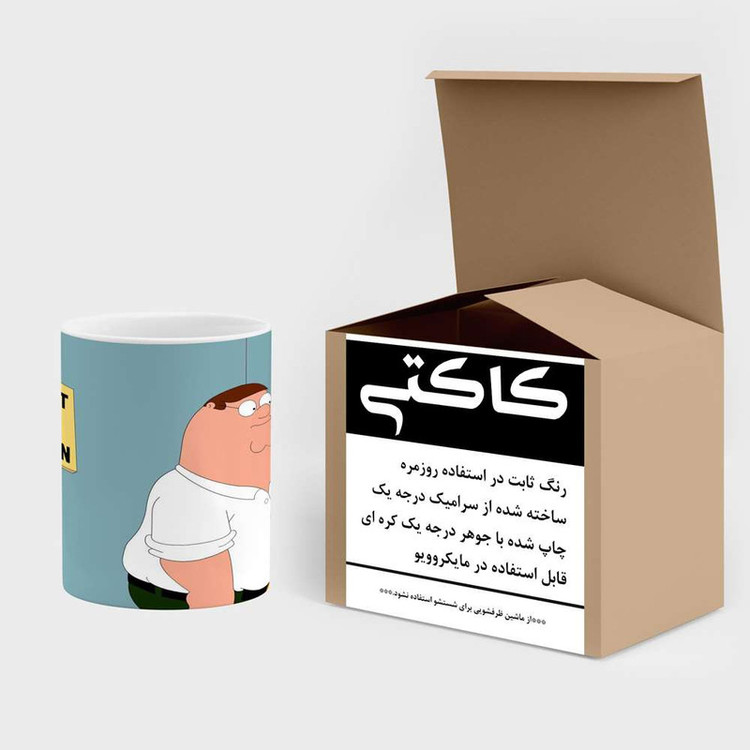 فاکس شاپ ماگ کاکتی مدل کارتون Family Guy کد mgh22587