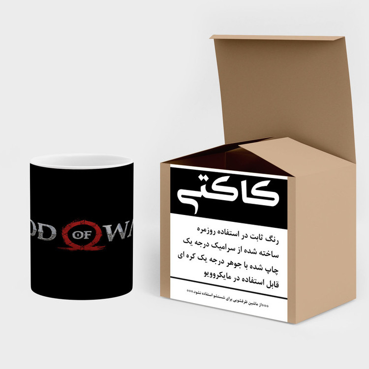 فاکس شاپ ماگ کاکتی طرح گاد آف وار God Of War مدل mgh40478