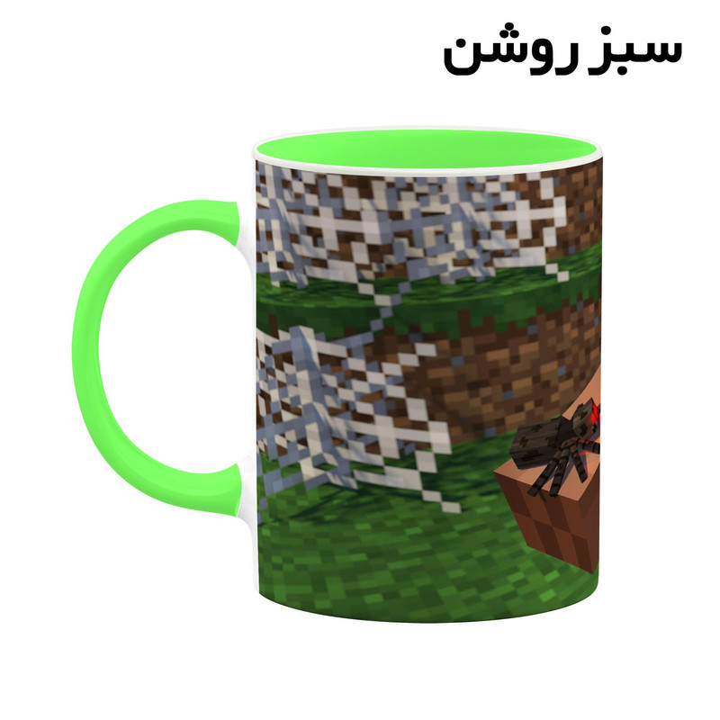 فاکس شاپ ماگ کاکتی طرح ماینکرافت minecraft مدل mgh41055