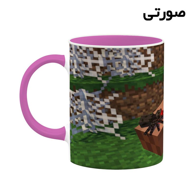 فاکس شاپ ماگ کاکتی طرح ماینکرافت minecraft مدل mgh41055