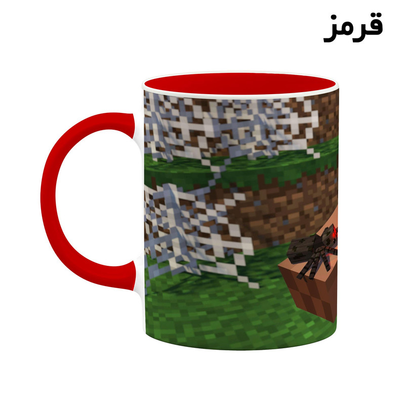 فاکس شاپ ماگ کاکتی طرح ماینکرافت minecraft مدل mgh41055