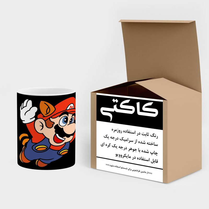 فاکس شاپ ماگ کاکتی مدل بازی سوپر ماریو Super Mario کد mgh30525