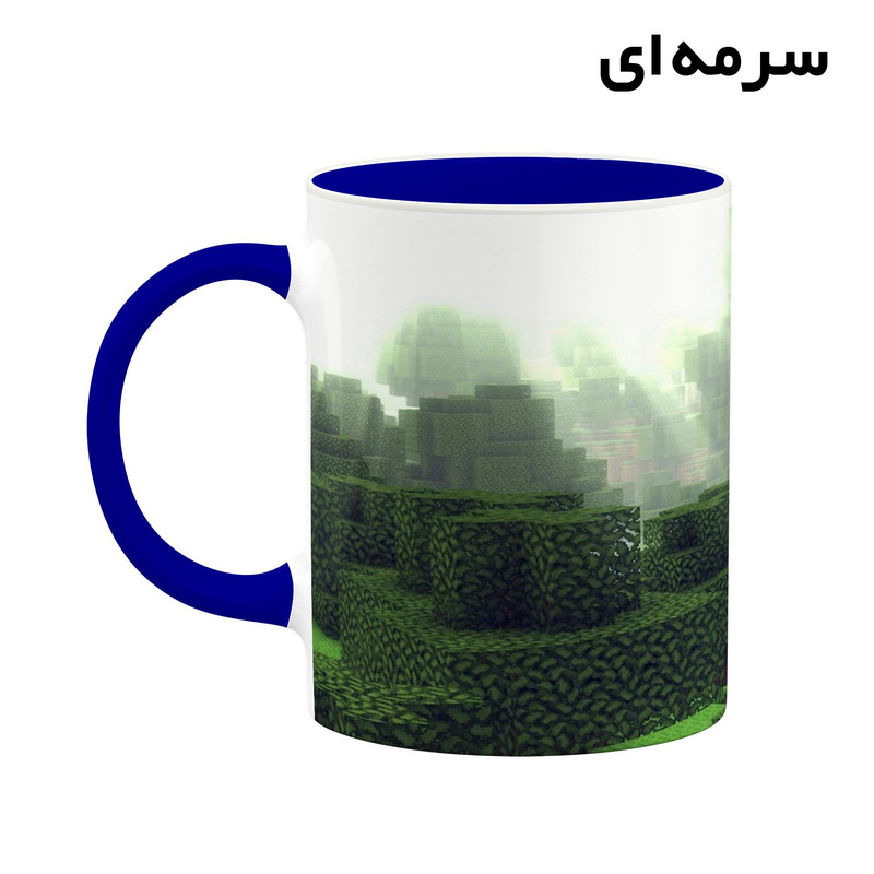 فاکس شاپ ماگ کاکتی طرح ماینکرافت minecraft مدل mgh41079