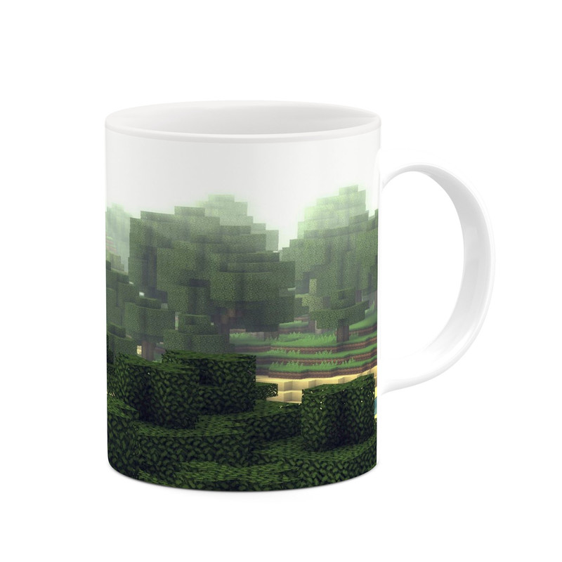 فاکس شاپ ماگ کاکتی طرح ماینکرافت minecraft مدل mgh41079