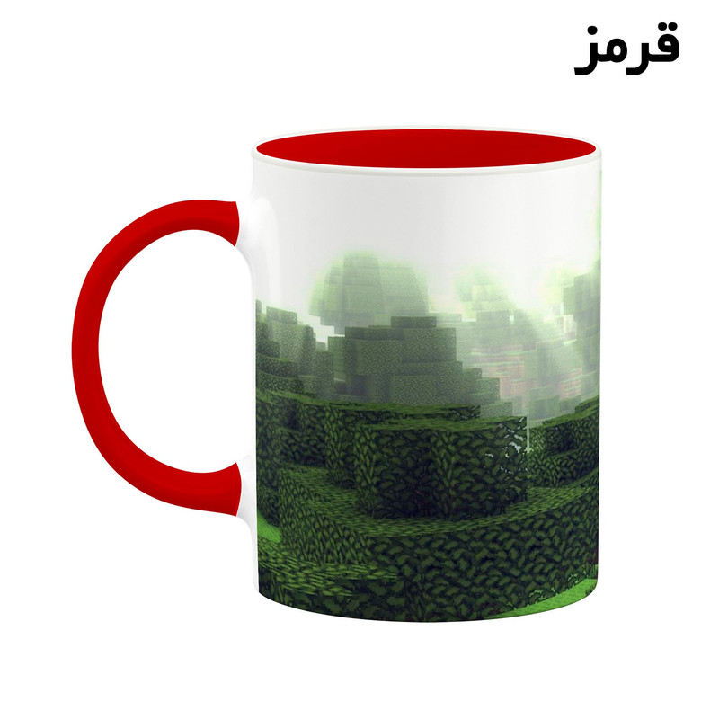 فاکس شاپ ماگ کاکتی طرح ماینکرافت minecraft مدل mgh41079