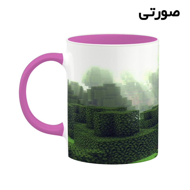 فاکس شاپ ماگ کاکتی طرح ماینکرافت minecraft مدل mgh41079