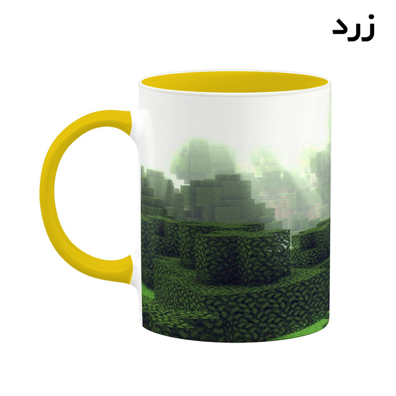 فاکس شاپ ماگ کاکتی طرح ماینکرافت minecraft مدل mgh41079