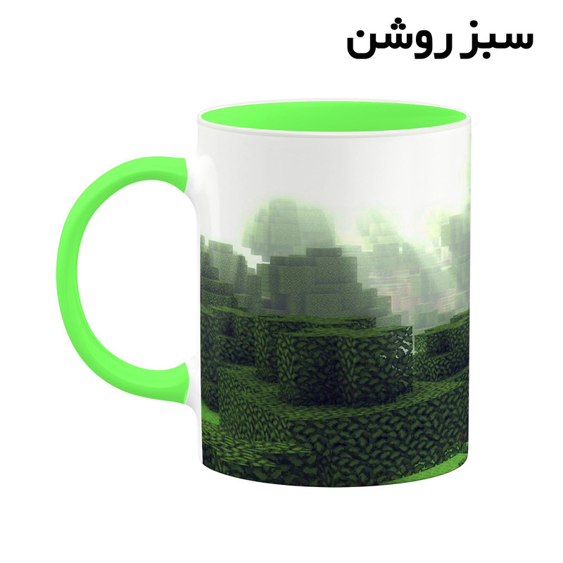 فاکس شاپ ماگ کاکتی طرح ماینکرافت minecraft مدل mgh41079