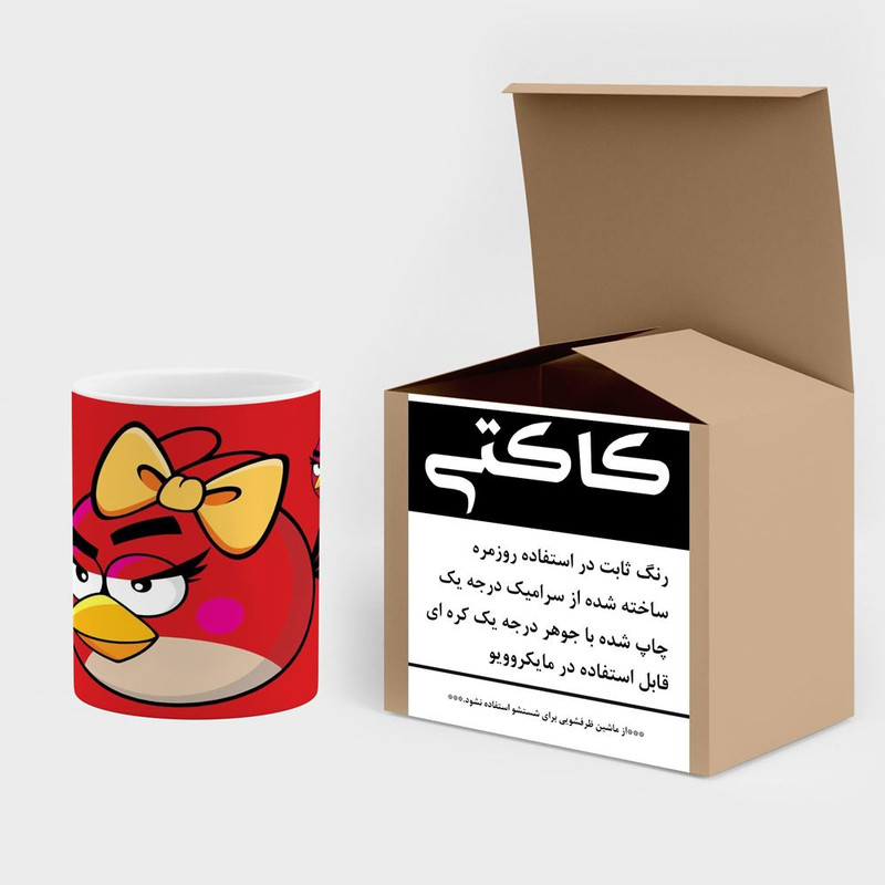 فاکس شاپ ماگ کاکتی مدل بازی پرندگان خشمگین Angry Birds کد mgh27480