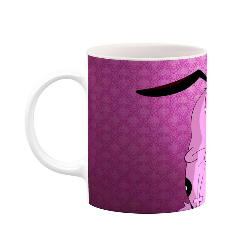 فاکس شاپ ماگ کاکتی مدل کارتون Courage The Cowardly Dog کد mgh22420