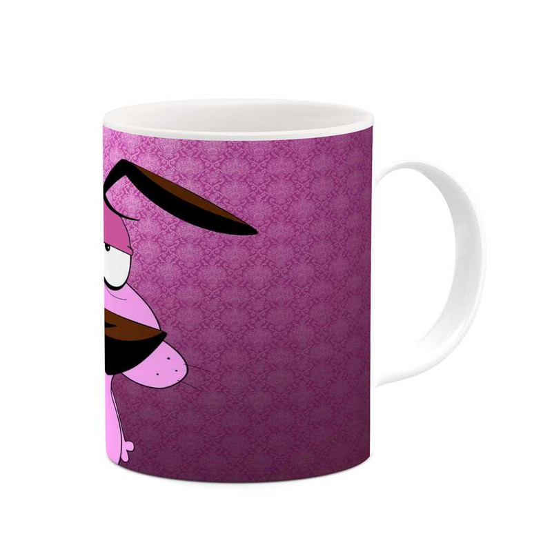 فاکس شاپ ماگ کاکتی مدل کارتون Courage The Cowardly Dog کد mgh22420
