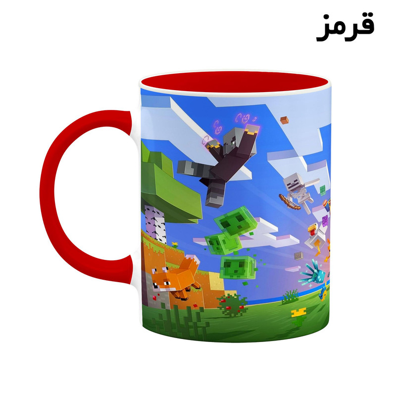 فاکس شاپ ماگ کاکتی طرح ماینکرافت minecraft مدل mgh41346