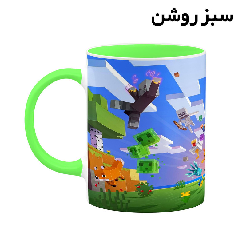 فاکس شاپ ماگ کاکتی طرح ماینکرافت minecraft مدل mgh41346