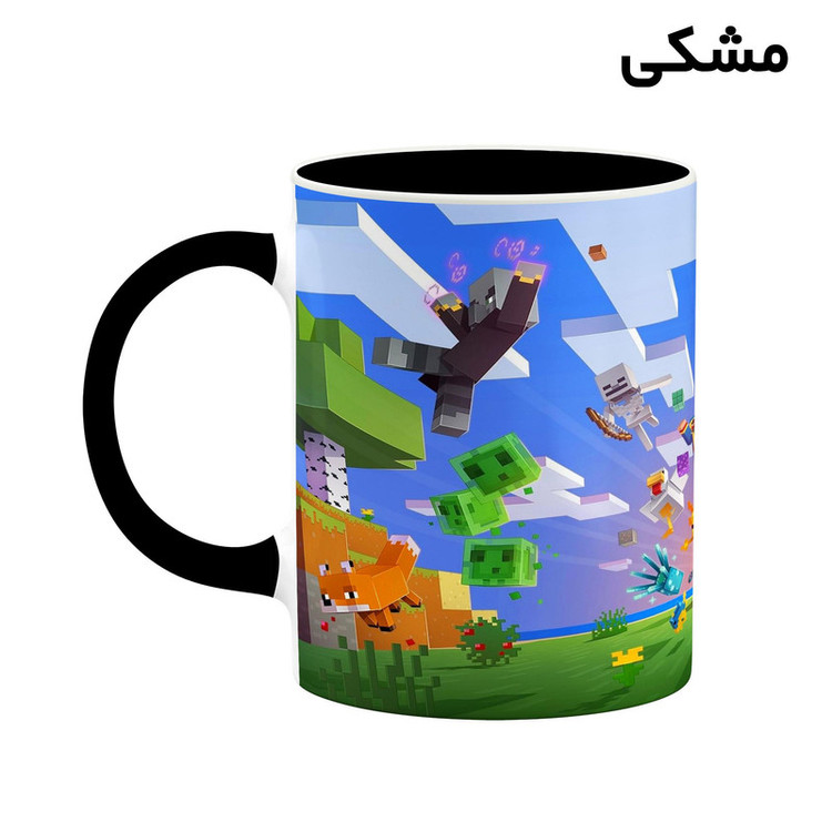 فاکس شاپ ماگ کاکتی طرح ماینکرافت minecraft مدل mgh41346