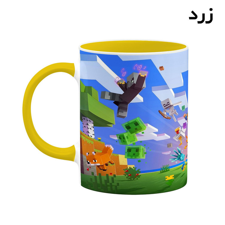 فاکس شاپ ماگ کاکتی طرح ماینکرافت minecraft مدل mgh41346