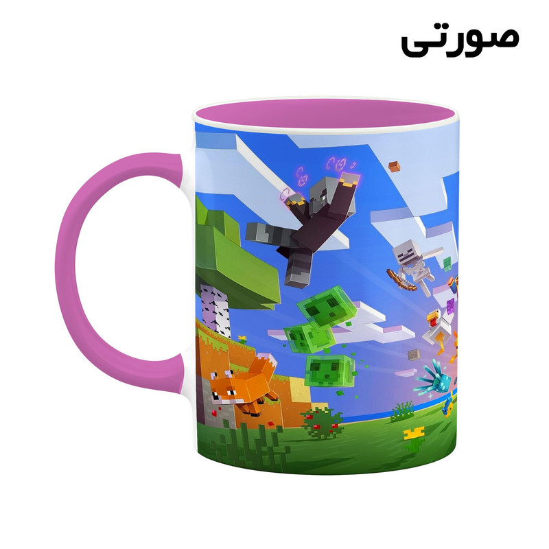 فاکس شاپ ماگ کاکتی طرح ماینکرافت minecraft مدل mgh41346