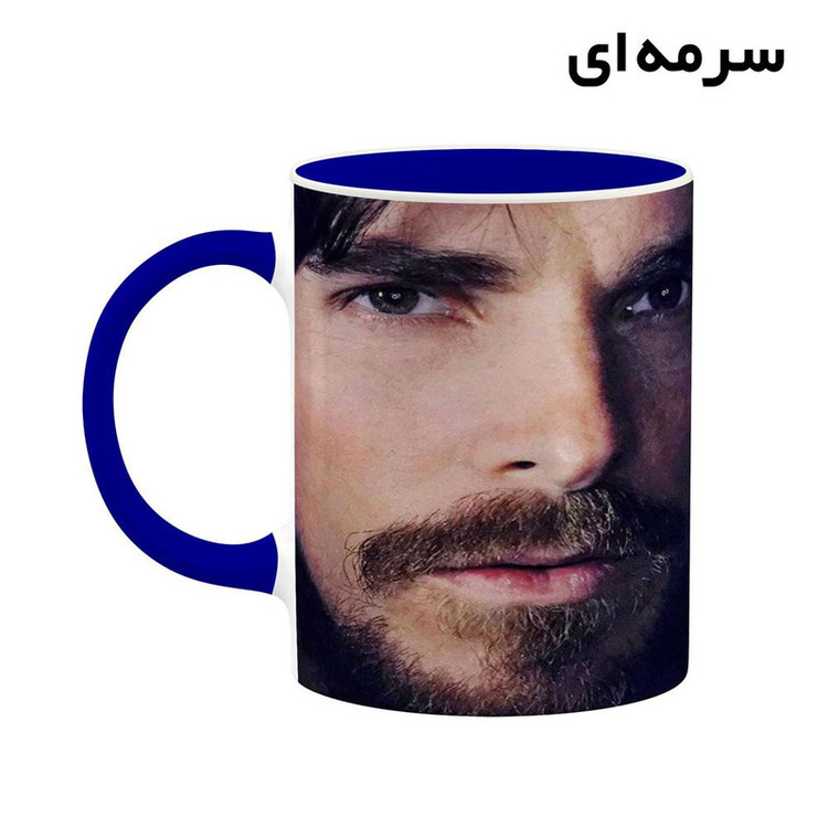فاکس شاپ ماگ کاکتی طرح Christian Bale مدل mgh25654