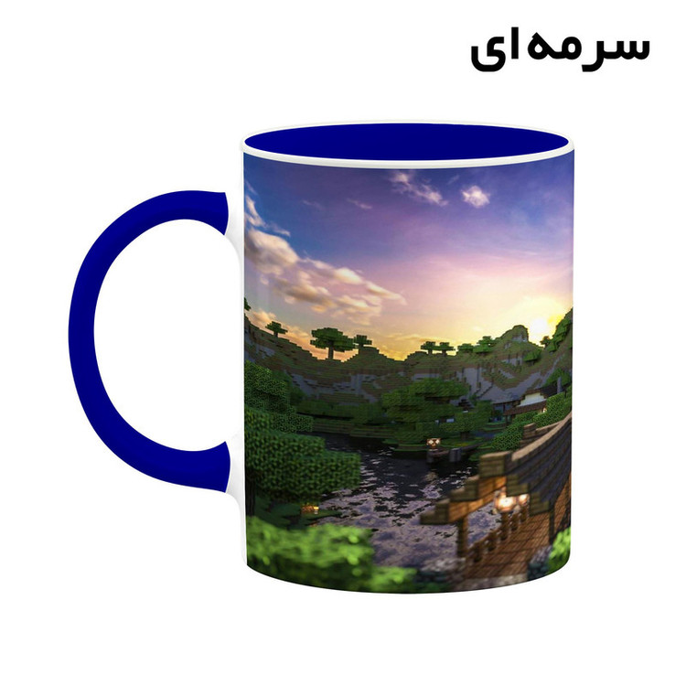 فاکس شاپ ماگ کاکتی طرح ماینکرافت minecraft مدل mgh41257