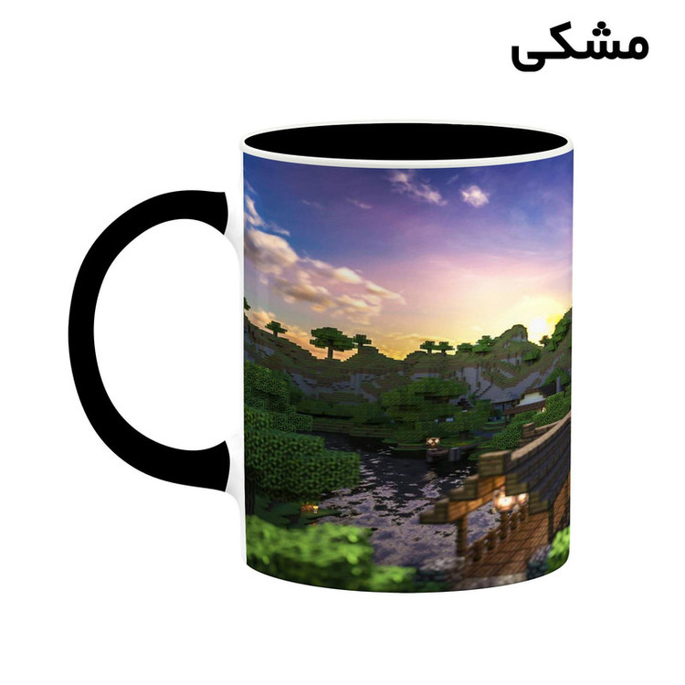فاکس شاپ ماگ کاکتی طرح ماینکرافت minecraft مدل mgh41257