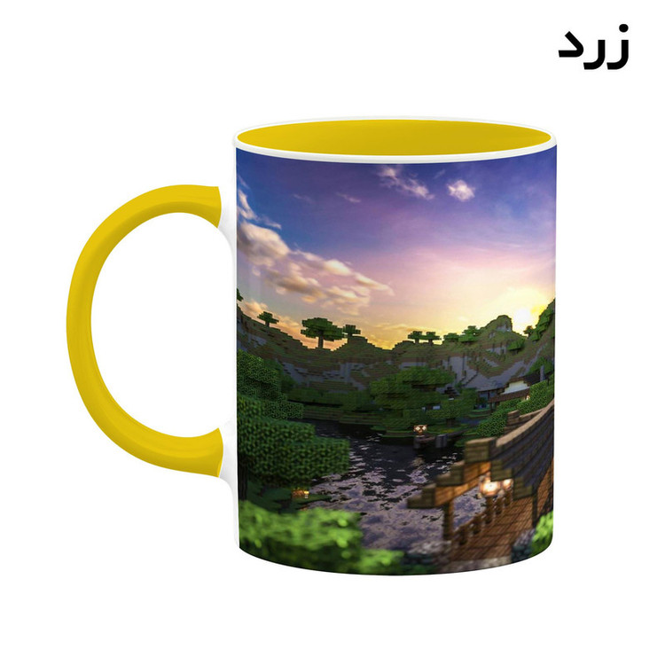 فاکس شاپ ماگ کاکتی طرح ماینکرافت minecraft مدل mgh41257
