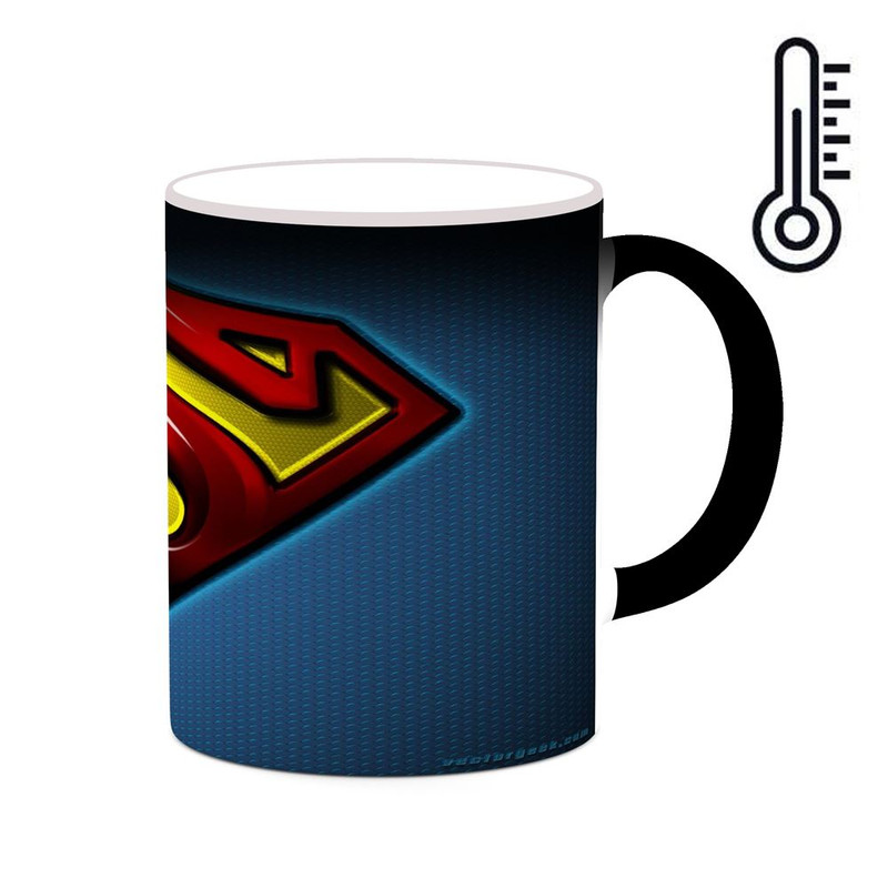 فاکس شاپ ماگ حرارتی کاکتی مدل سوپرمن Superman کد mgh39975
