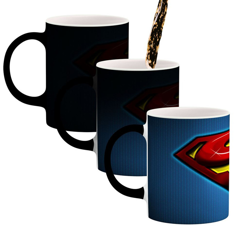 فاکس شاپ ماگ حرارتی کاکتی مدل سوپرمن Superman کد mgh39975