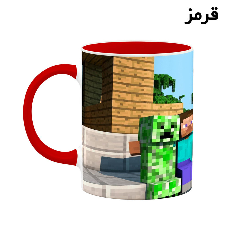 فاکس شاپ ماگ کاکتی طرح ماینکرافت minecraft مدل mgh41255