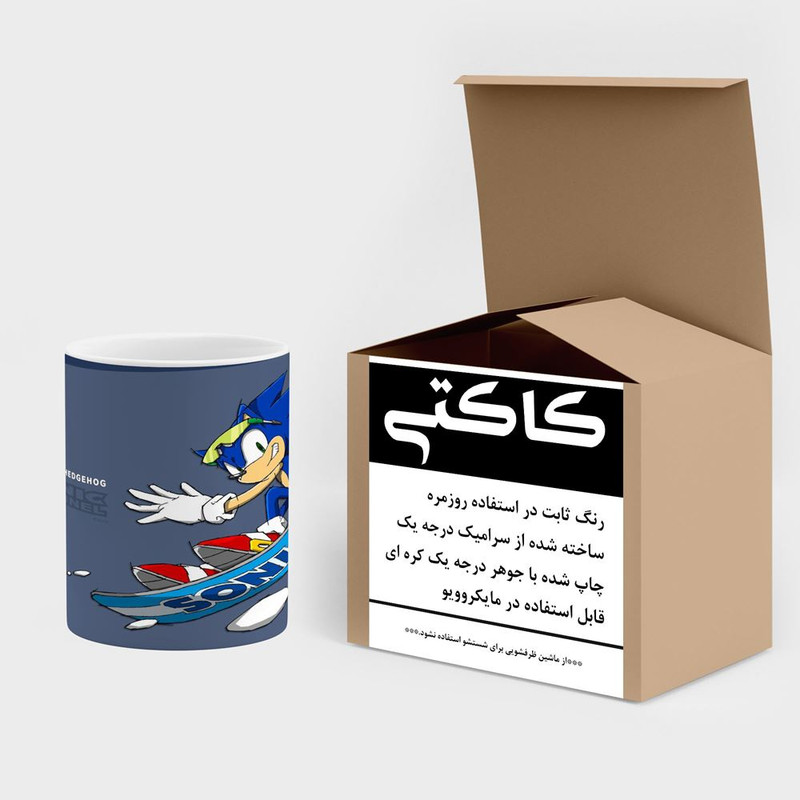 فاکس شاپ ماگ کاکتی مدل بازی سونیک Sonic The Hedgehog کد mgh30227