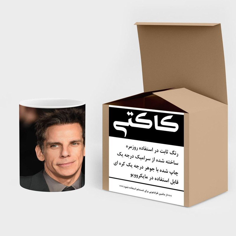 فاکس شاپ ماگ کاکتی طرح Ben Stiller مدل mgh25228