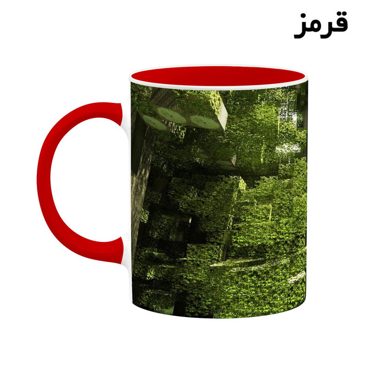 فاکس شاپ ماگ کاکتی طرح ماینکرافت minecraft مدل mgh41076