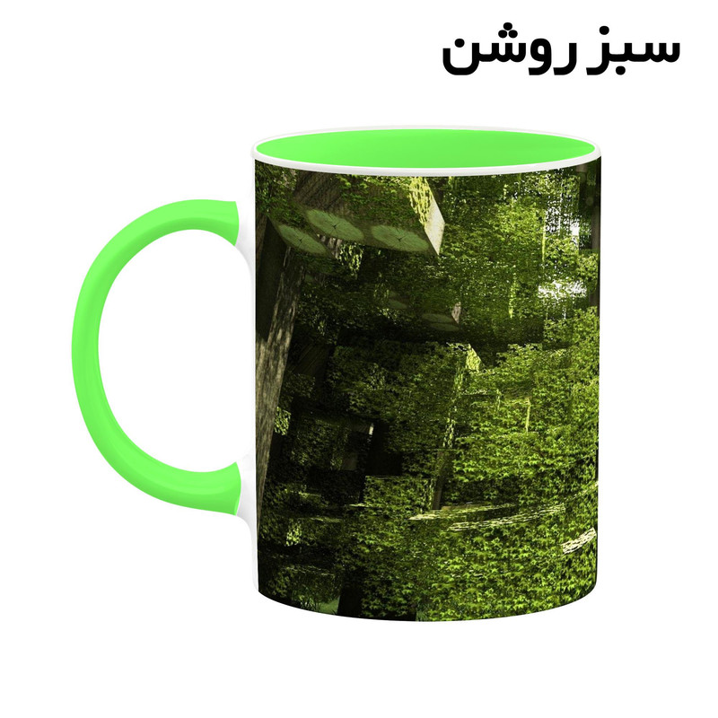 فاکس شاپ ماگ کاکتی طرح ماینکرافت minecraft مدل mgh41076