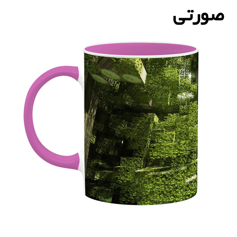 فاکس شاپ ماگ کاکتی طرح ماینکرافت minecraft مدل mgh41076