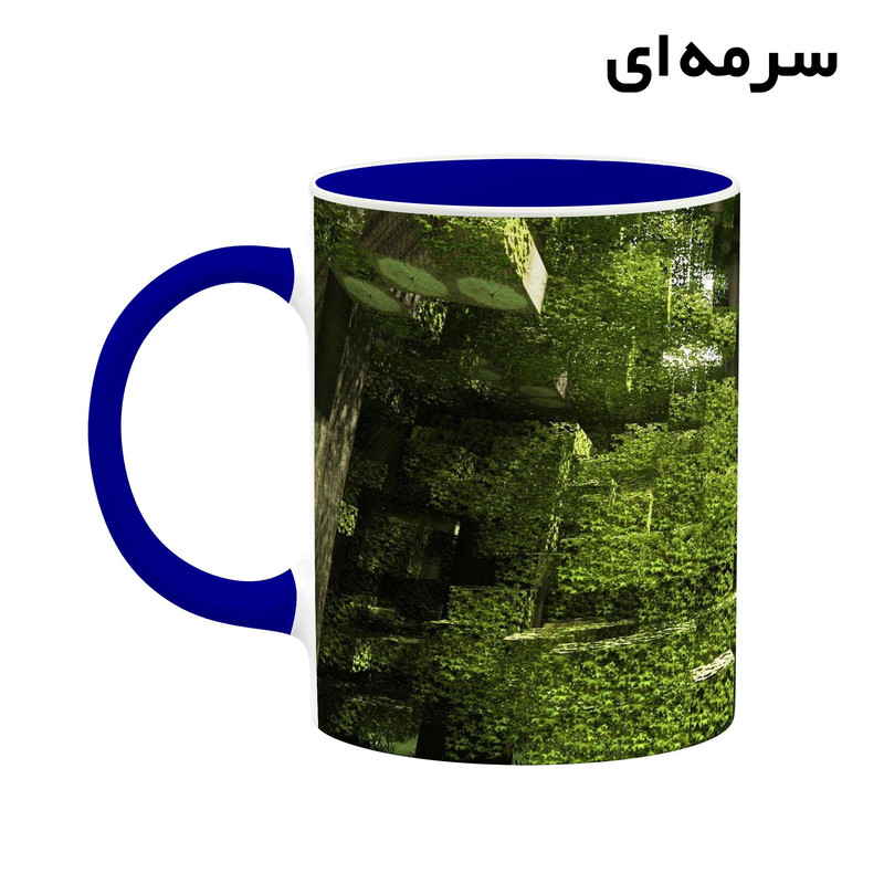 فاکس شاپ ماگ کاکتی طرح ماینکرافت minecraft مدل mgh41076